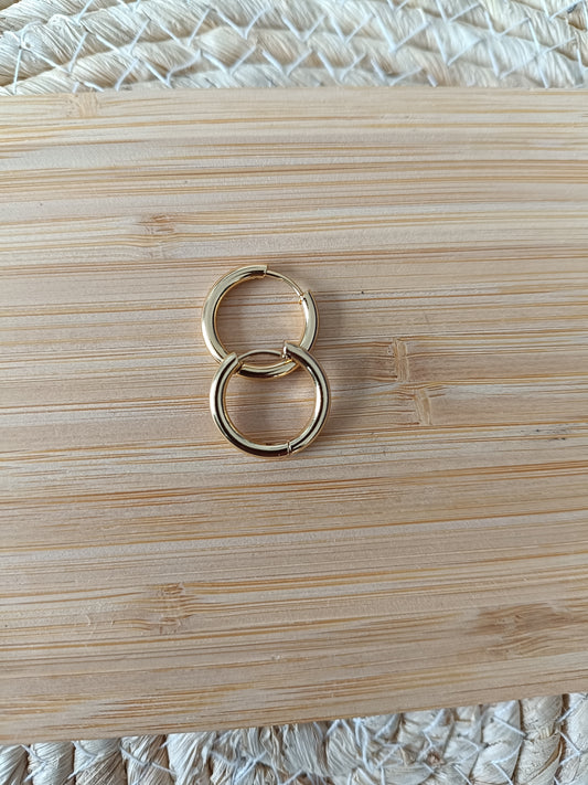 Créole dorée 14 mm